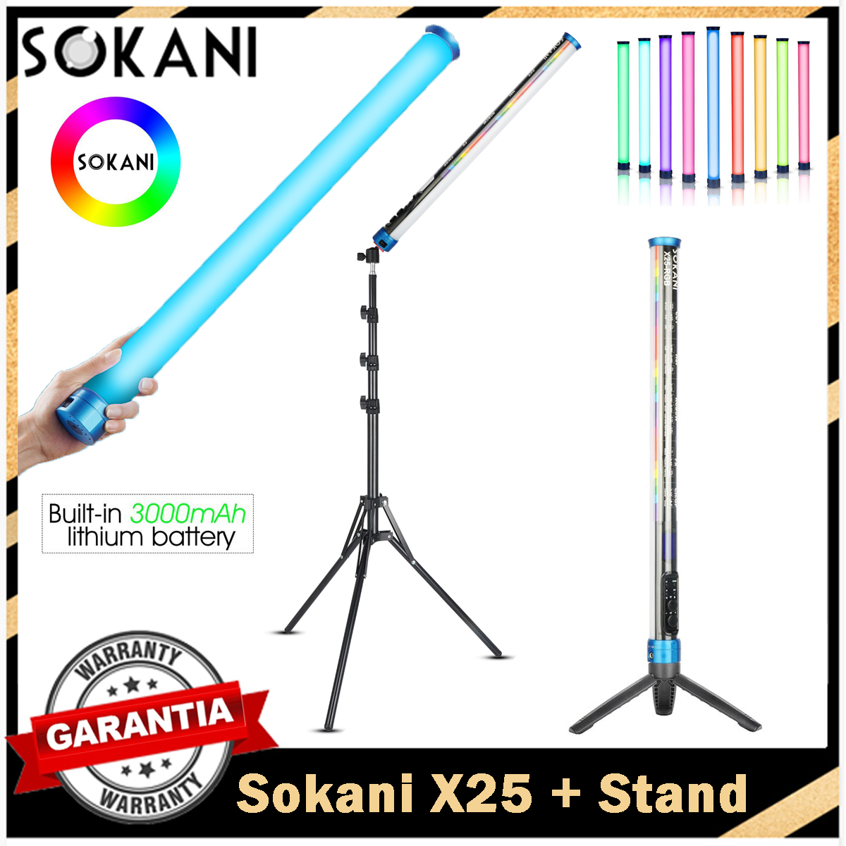 Photography Lighting Youtube - Sokani X25 RGB LED Video Işığı