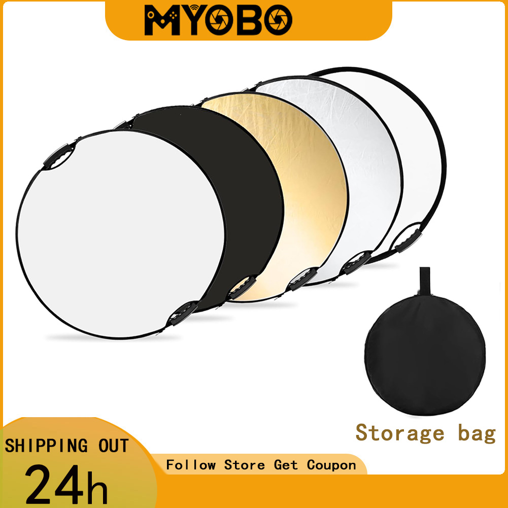Photography Lighting Reflector - MYOBO Reflektör Fotoğrafçılık Katlanabilir Işık Reflektörü
