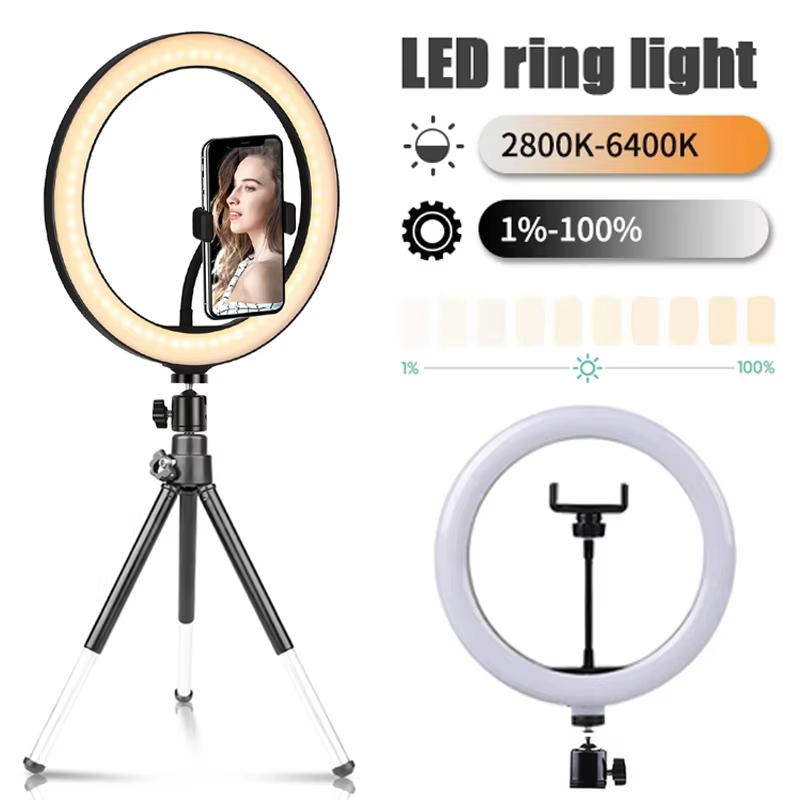 Photography Lighting Wand - 10 inç Selfie Halka Işık Fotoğrafçılık