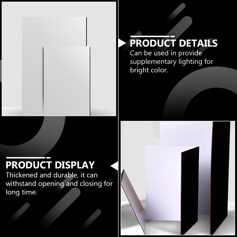 Photography Lighting Reflector - Siyah Beyaz Katlanabilir Reflektör Levha Fotoğrafçılık