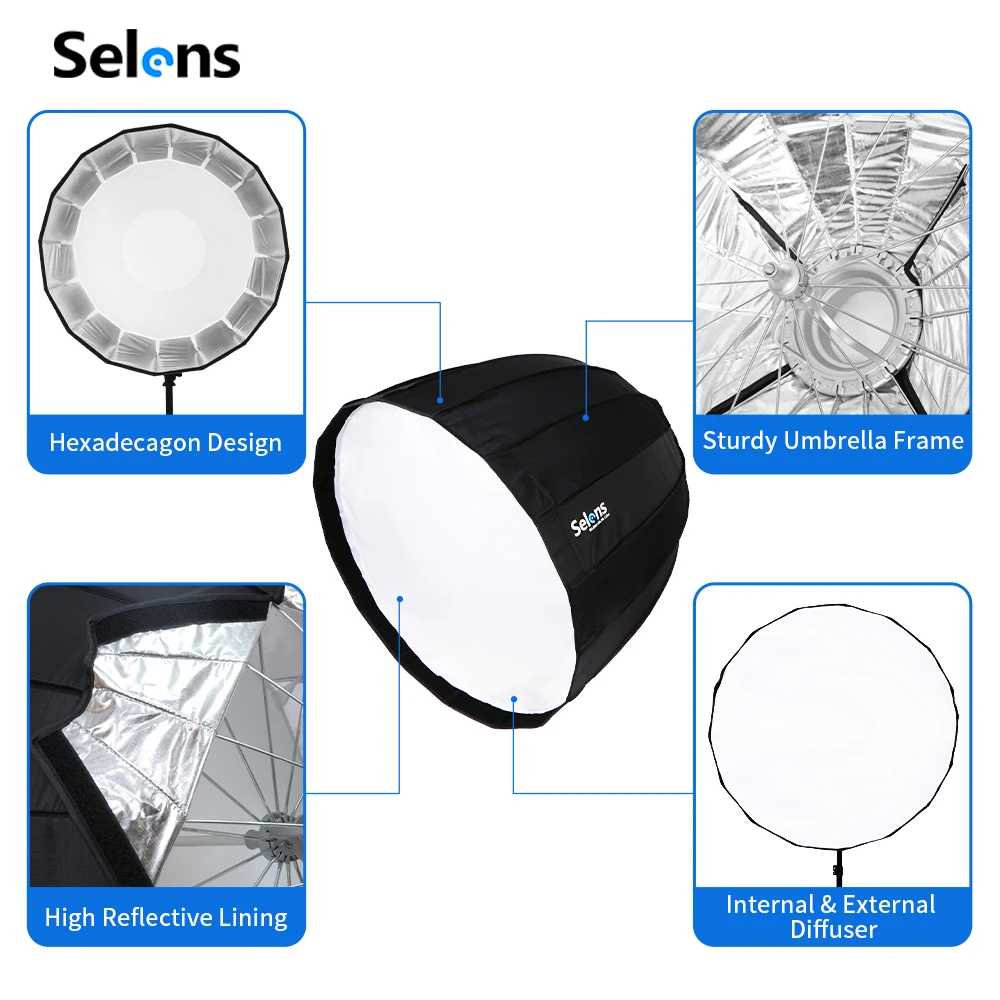 Selens 70/90/120cm Katlanabili - Parabolic Umbrella Deep incelemesi ve fiyatı