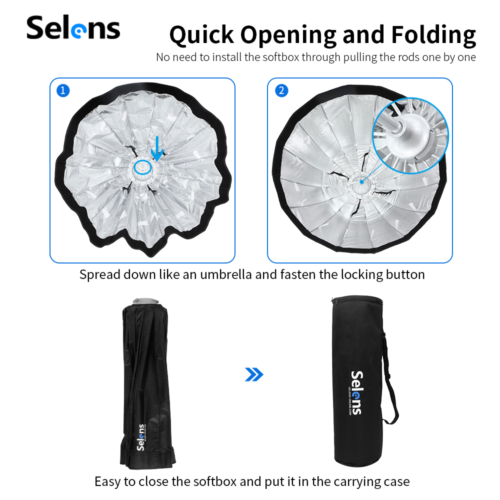 Selens 70/90/120cm Katlanabili - Parabolic Umbrella Deep incelemesi ve fiyatı