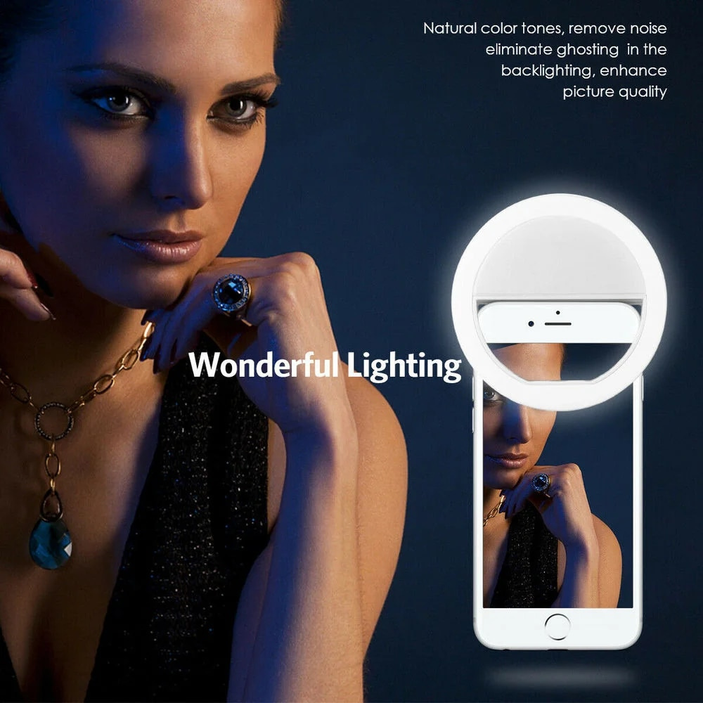 USB Şarjlı LED Selfie Halka Iş - Photography Lighting Products incelemesi ve fiyatı