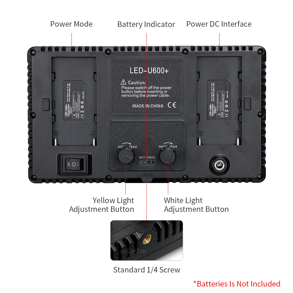 U800 LED fotoğraf stüdyo ışığı - Photography Lighting Youtube incelemesi ve fiyatı