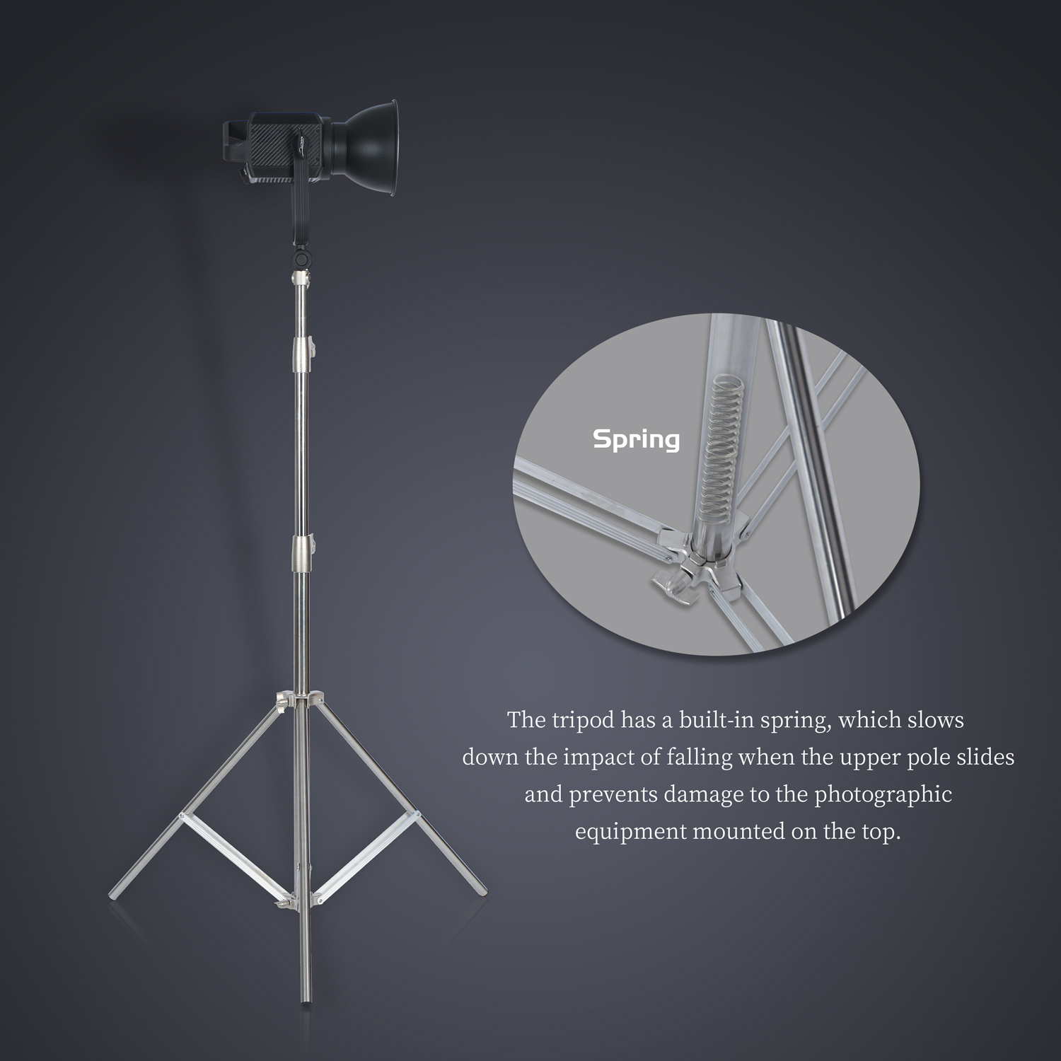 SH 2.8 M Paslanmaz Çelik Işık  - Photography Lighting Background incelemesi ve fiyatı