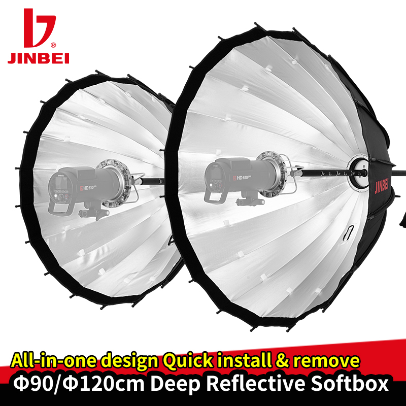 JINBEI 120cm Derin Yansıtıcı P - Parabolic Umbrella Deep incelemesi ve fiyatı