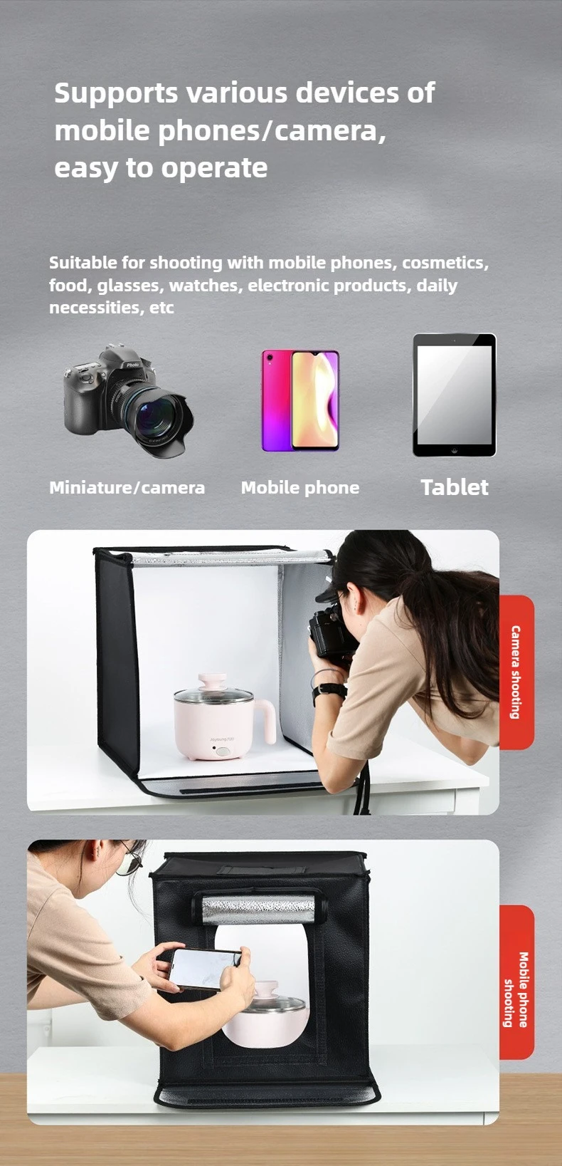 40 cm Fotoğrafçılık LED Stüdyo - Photography Lighting Kit incelemesi ve fiyatı