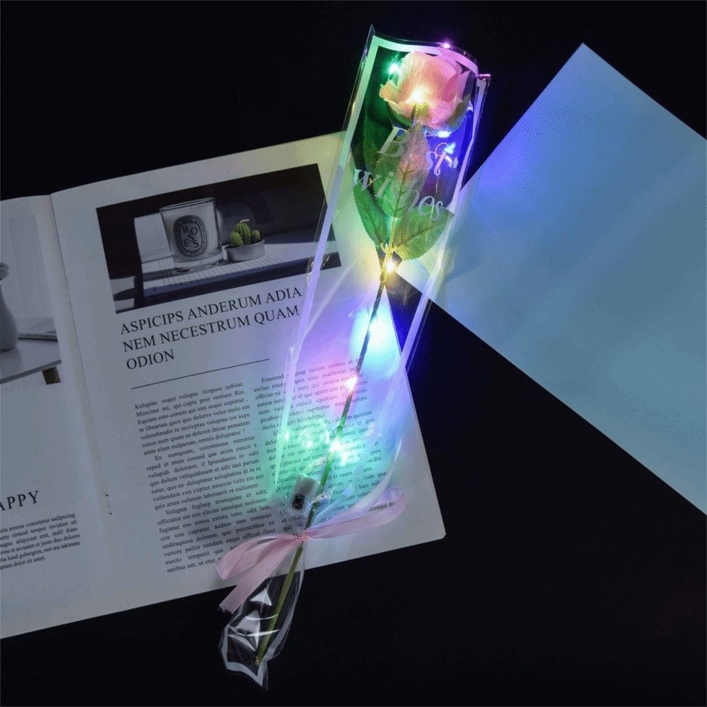 Parlayan Yapay Gül Çiçeği LED  - Photography Lighting Home incelemesi ve fiyatı