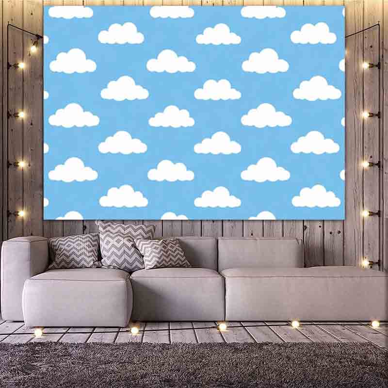 Çizgi Film Basit Mavi Gökyüzü  - Photography Lighting Background incelemesi ve fiyatı