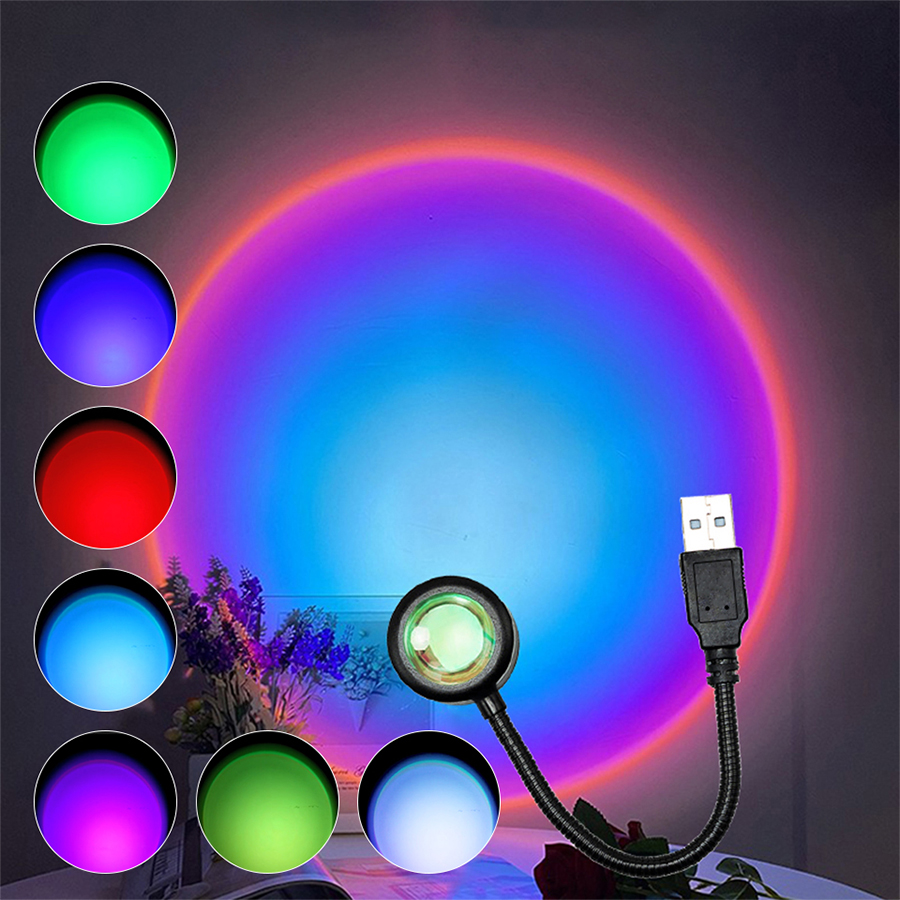 USB LED Gün Batımı Lambası Pro - Photography Lighting Home incelemesi ve fiyatı