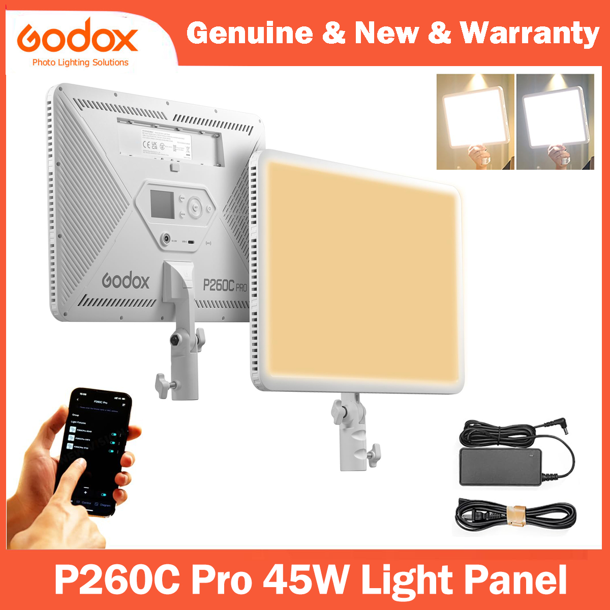 Godox P260C Pro LED Video Işığ - Photography Lighting Youtube incelemesi ve fiyatı