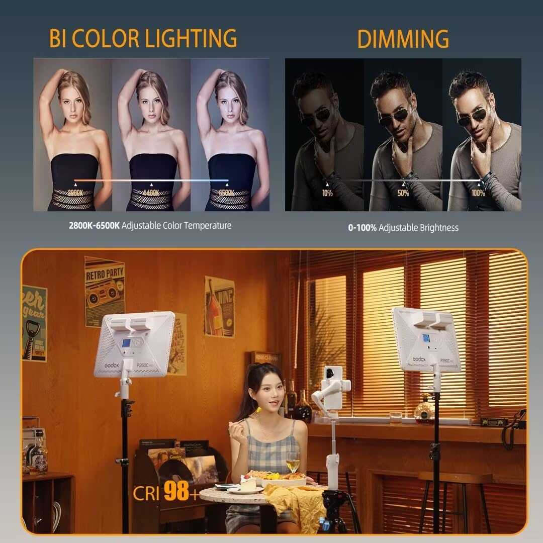 Godox P260C Pro LED Video Işığ - Photography Lighting Youtube incelemesi ve fiyatı