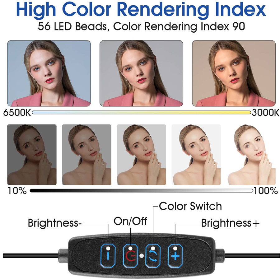 16cm LED Video Işığı, Standlı  - Photography Lighting Youtube incelemesi ve fiyatı