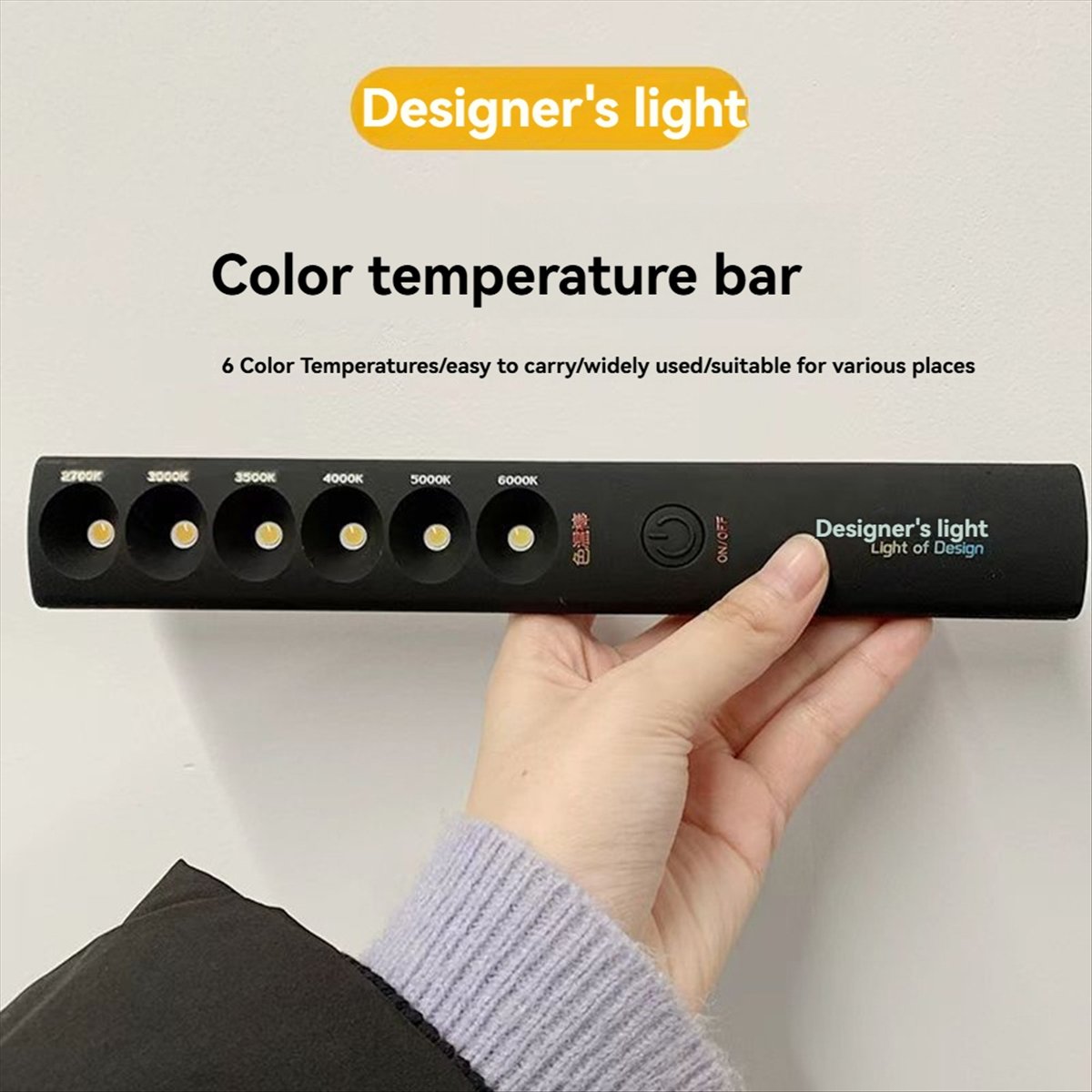 Eylül 6Modes Renk Sıcaklığı La - Photography Lighting Wand incelemesi ve fiyatı